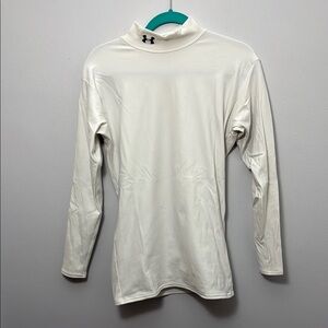 Under Armour Mock Neck White Shirt